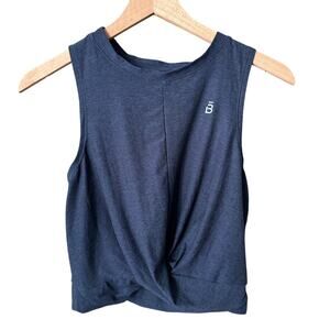 Beyond Yoga Pure Barre Navy Cropped Tank Small